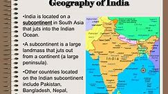 PPT - Geography of India PowerPoint Presentation, free download - ID:9186578