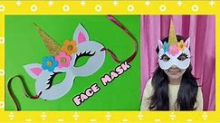 Face Mask / Unicorn Mask / Mask for Story Telling@reetuartisticworld7746