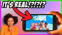 Play The Sims 4 on Android Devices?!?!?! (It's not fake! 💯💯💯)