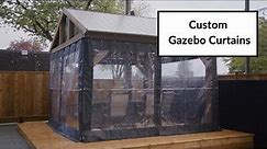 Custom Gazebo Curtains in Canada - Midland Industrial Covers