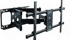Premium Mount - Heavy Duty Dual Arm Articulating TV Wall Mount Bracket for Samsung 77" S90C OLED 4K Smart TV (2023) QN77S90CAF - QN77S90CAFXZA Tilt & Swivel with Reduced Glare - Buy Smart!