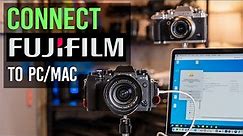 Connect Fujifilm to PC/Mac