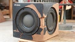 YAMAHA subwoofer restoration / Box design and speaker capacity