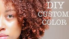 How To Get Custom Ginger Hair Color | Box Dye | Creme of Nature