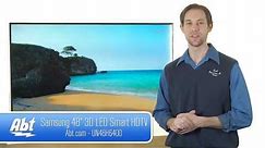 Samsung 48 inch LED 3D Smart HDTV - UN48H6400 Overview