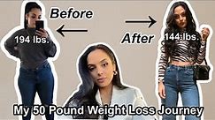 How I Lost 50 Pounds/Weightloss Journey | elle be |