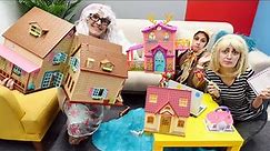 Kız videoları. Fındık ailesi. Nuriye teyze Rosegül'ü Defne sanınca oyuncak ev alıyor