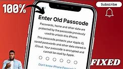 Enter Passcode For Other Iphone 2023|Enter Your Old Passcode Iphone iCloud|Reset Old Passcode|2023