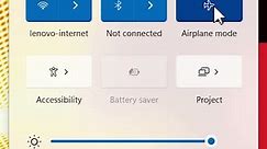 How To Turn Airplane Mode On or Off in Windows 11 | Lenovo Support Quick Tips
