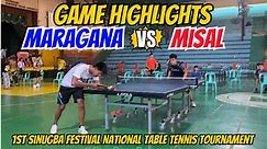 Table Tennis Game Highlights | Maragana vs Misal 🏓💪🔥