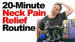 20-Minute Neck Pain Relief Routine with Real-Time Stretches & Exercises