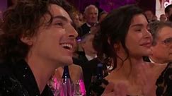 Kylie Jenner & Timothee Chalamet Sitting Together at the Golden Globes 2024! #news #breakingnews #usa #tranding #shorts #foryouシ | News World