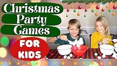 Best FUN Kids Christmas Games!! Homeschool Christmas Class Party!