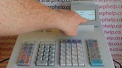 How To Program A Cashier Or Clerk Name On The Sharp XE-A307 / XEA407 / XE-A507 Cash Register
