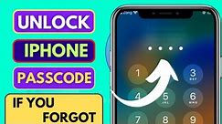 Unlock IPhone Password Forgot|Unlock IPhone Passcode Without Lossing Data|Forgot IPhone Passcode