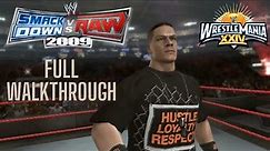 John Cena's Road to Wrestlemania [WWE Smackdown vs Raw 2009] [Full Walkthrough] (PS3) (1080p)