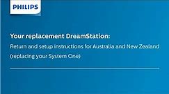 Philips DreamStation | Return and Setup Instructions (System One)