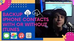 How to Backup iPhone Contacts with or without iTunes