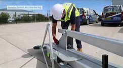 REID Lifting - Porta Gantry 5T | 11000lb Ratchet Height Adjustment - Assembly Video