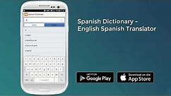Spanish Dictionary - English Spanish Translator