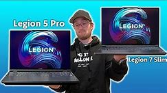 Lenovo Legion Slim 7 vs Legion 5 Pro - Can Size Beat Raw Performance?