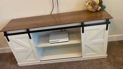 YESHOMY Farmhouse TV Stand and Entertainment Center for Televisions up to 65 Inchs Review