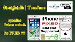 FREE USA TRACFONE | STRAIGHTALK DEVICE | FACTORY UNLOCK