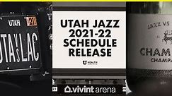 Utah Jazz 2021-22 Schedule Release
