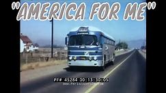 1953 GREYHOUND BUS LINES PROMOTIONAL FILM "AMERICA FOR ME" 45284