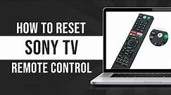 How to Reset Sony TV Remote Control (Tutorial)