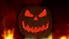 Halloween. Halloween Pumpkin Screensaver Animation.
