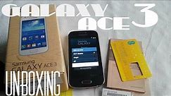 Samsung Galaxy ACE 3 LTE (UNBOXING UK)