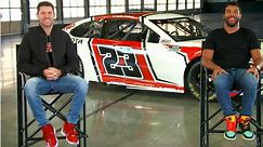 NASCAR stars Bubba Wallace, Denny Hamlin unveil race car for new 23XI Racing team