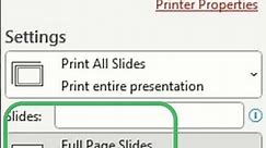 How to Print Slide Notes in PowerPoint