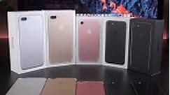 Apple iPhone 7 vs 7 Plus 全色系评测