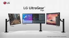 LG UltraGear Ergo Monitor | Designed Around You