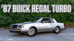 1987 Buick Regal Turbo T Survivor 3.8L Turbocharged V6 Auto with Low Mileage - SOLD - 137371
