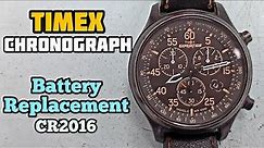 Timex Expedition T49905 Chronograph Watch Battery Replacement CR2016