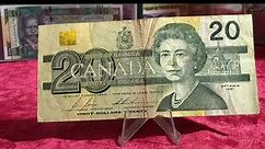 1991 20 dollar banknote Canada