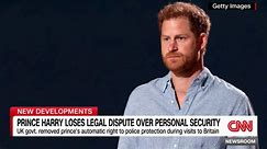 Prince Harry loses legal dispute over personal security