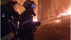 Incendiu puternic la o fabrică de polistiren din Dâmboviţa. A fost emis mesaj Ro-Alert