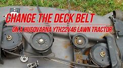 Replace Deck Belt on Husqvarna YTH22V46 Yard Tractor