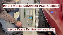Preform DIY Garage Front End Alignment Vevor Caster Toe Plate Instructions and Review How To Camaro