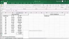 Standard Deviation and Variance in Excel | Step by Step and STDEV function