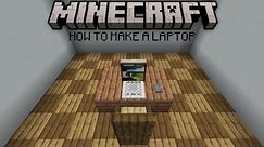 How To Make A Laptop | Minecraft PE(Pocket Edition)
