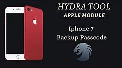 Iphone 7 Backup Passcode using Hydra Tool Digital