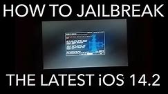 How To Jailbreak The Latest iOS 14 |14.1 & 14.2 |Windows // Checkra1n|