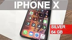 Apple iPhone X Silver 64 Gb review. Распаковка Айфона 10