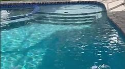 Pebble Sheen Blue Surf 3 days after install #pebblesheen #pebbletec #bluesurf #pool #poolfinish