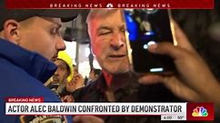 Actor Alec Baldwin gets into heated argument with demonstrator at pro-Palestinian rally in Manhattan